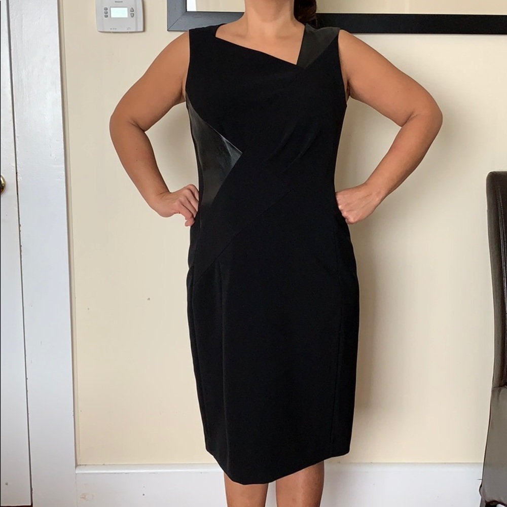 Beautiful dress with leather  6